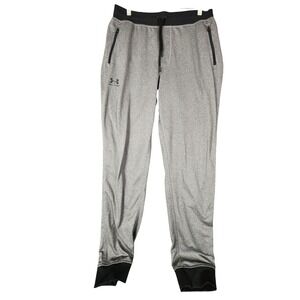 Under Armour Mens Gray ColdGear Loose Fit Jogger Sweatpants‎ Lounge L